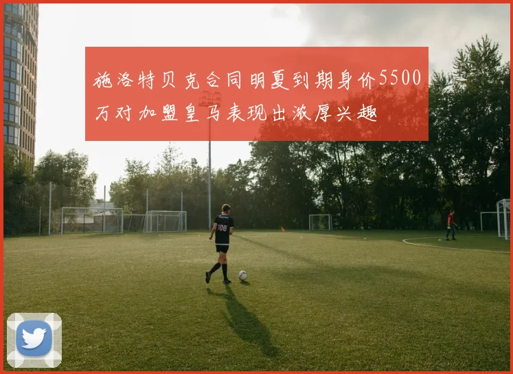 施洛特贝克合同明夏到期身价5500万对加盟皇马表现出浓厚兴趣